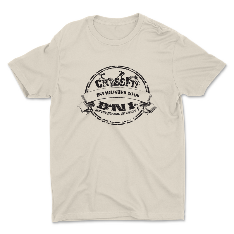 Unisex 2X-Large NATURAL Cotton T-Shirt