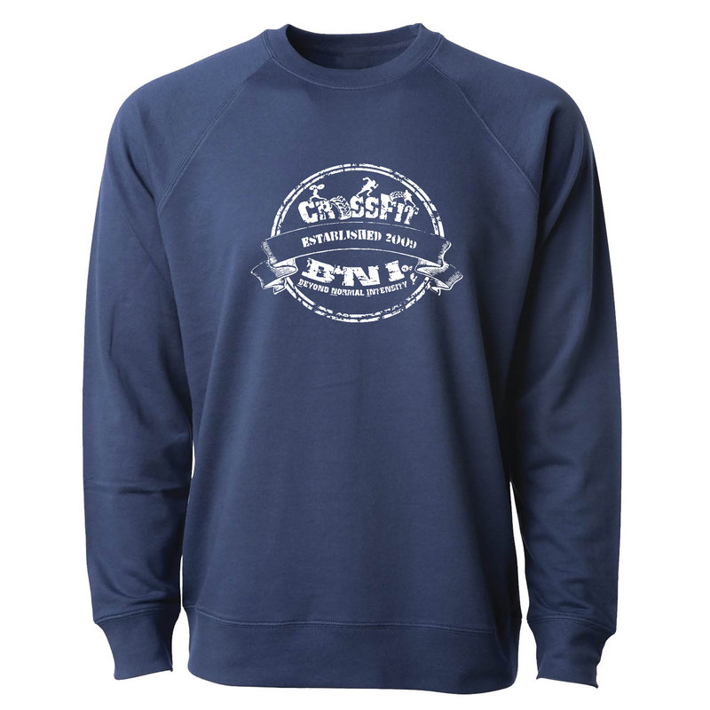 Mens 2X-Large INDIGO CrewNeck