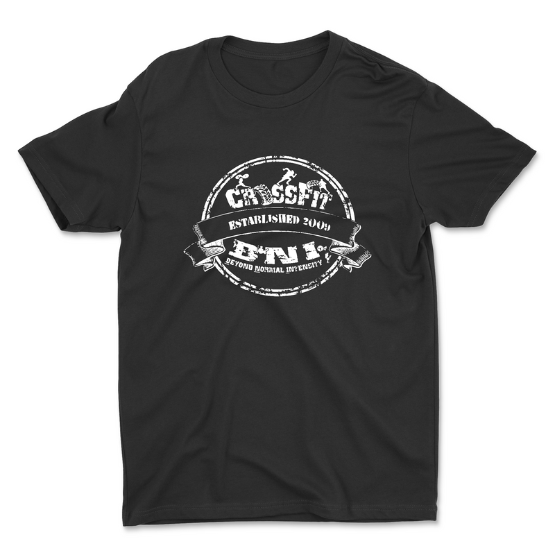 Unisex 2X-Large BLACK Cotton T-Shirt