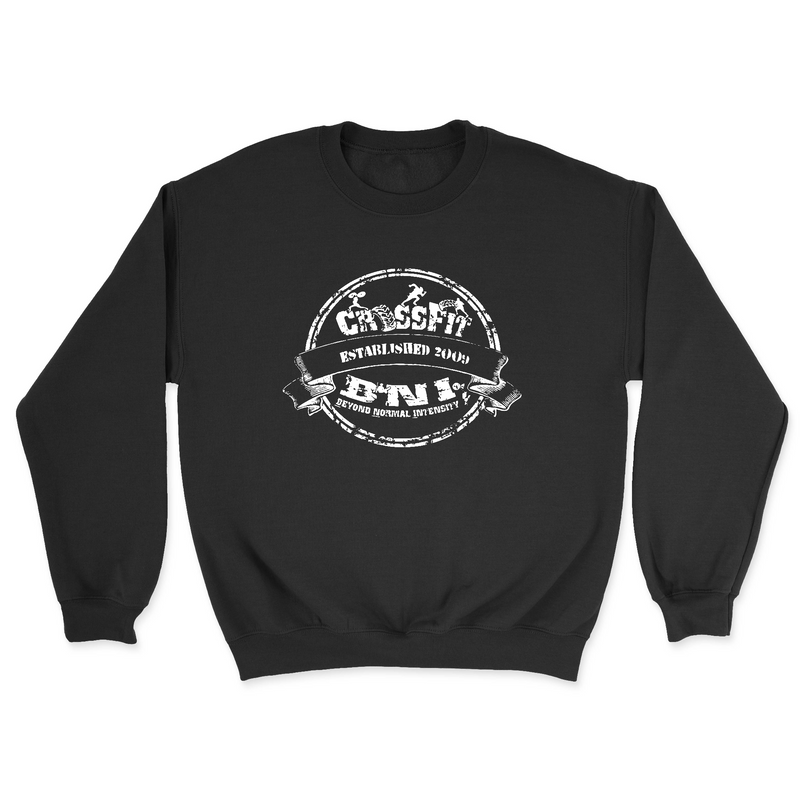 Mens 2X-Large BLACK Midweight Sweatshirt