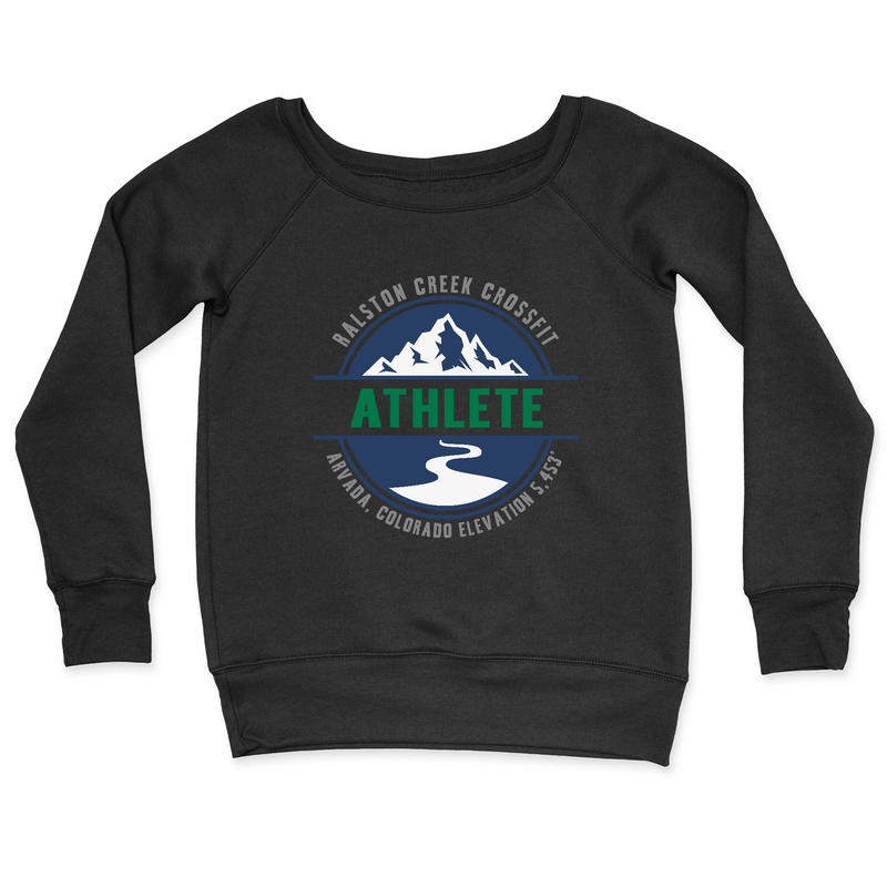 Womens 2X-Large BLACK CrewNeck