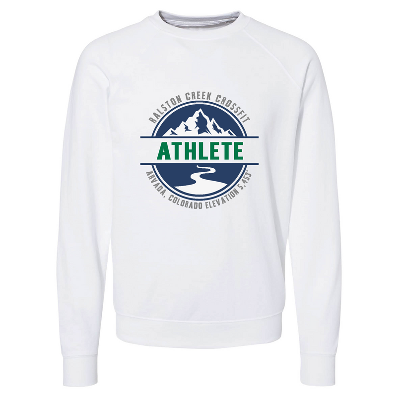 Mens 2X-Large WHITE CrewNeck
