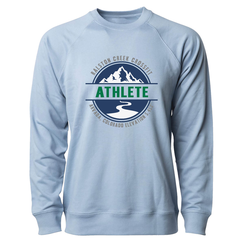 Mens 2X-Large MISTY_BLUE CrewNeck
