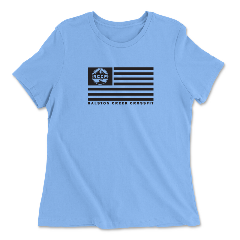 Womens 2X-Large CAROLINA_BLUE Relaxed Jersey T-Shirt