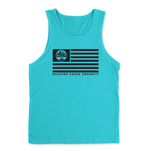 Mens 2X-Large TAHITI_BLUE Tank Top