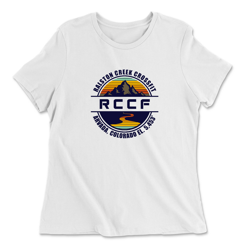 Womens 2X-Large WHITE Relaxed Jersey T-Shirt