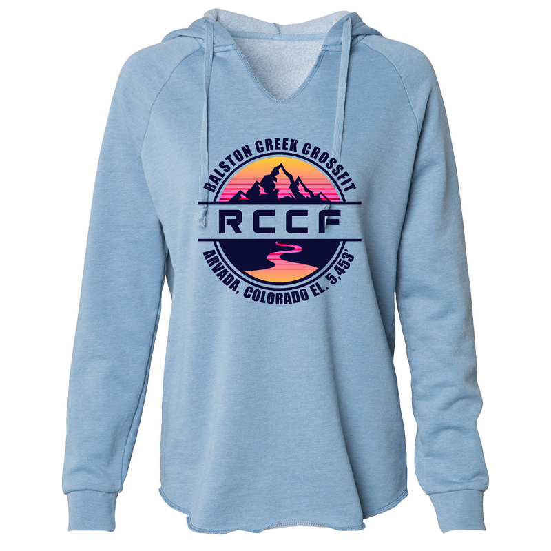 Womens 2X-Large MISTY_BLUE Hoodie