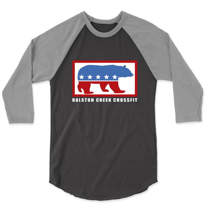 Mens 2X-Large VINTAGE_SMOKE_GRAPHITE_HEATHER 3/4 Sleeve