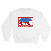 Mens 2X-Large WHITE Midweight Sweatshirt