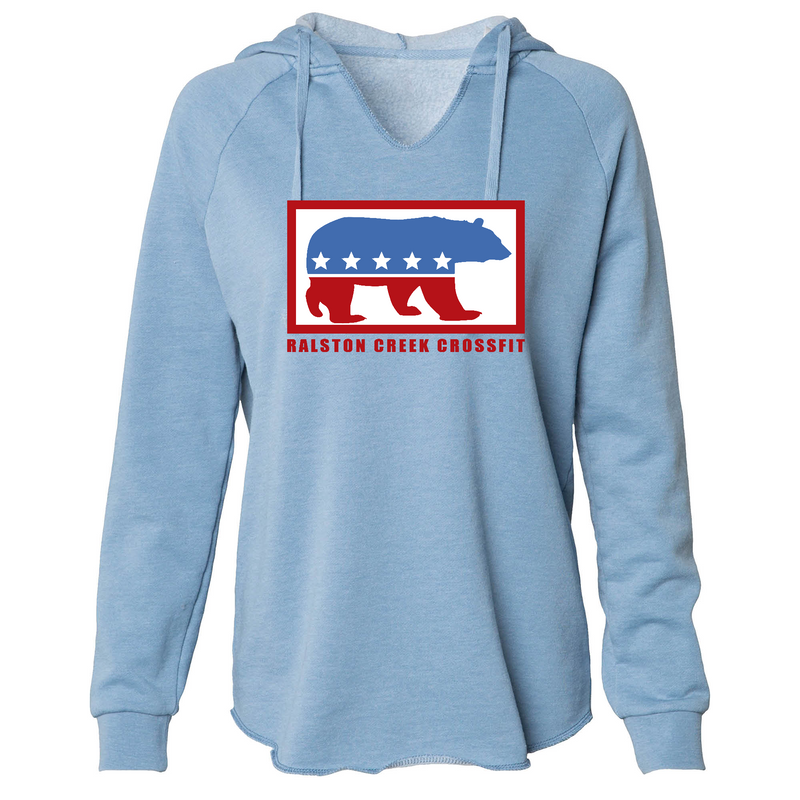 Womens 2X-Large MISTY_BLUE Hoodie