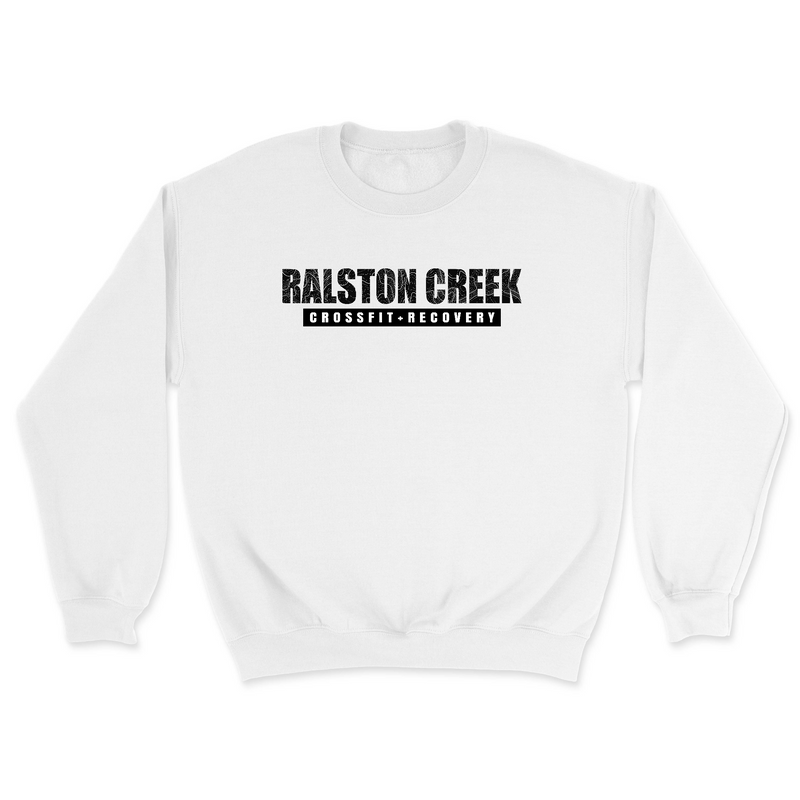 Mens 2X-Large WHITE Midweight Sweatshirt