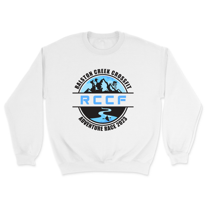 Mens 2X-Large WHITE Midweight Sweatshirt