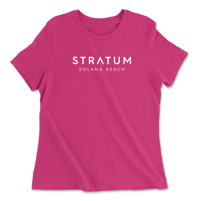 Stratum Fitness Solana Beach Womens - Relaxed Jersey T-Shirt