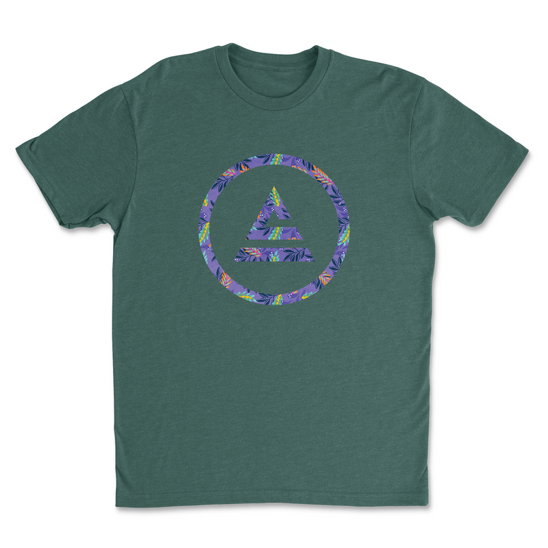 Mens 2X-Large HEATHER_FOREST_GREEN T-Shirt