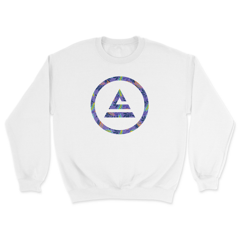 Mens 2X-Large WHITE Midweight Sweatshirt