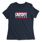 Womens 2X-Large NAVY Relaxed Jersey T-Shirt