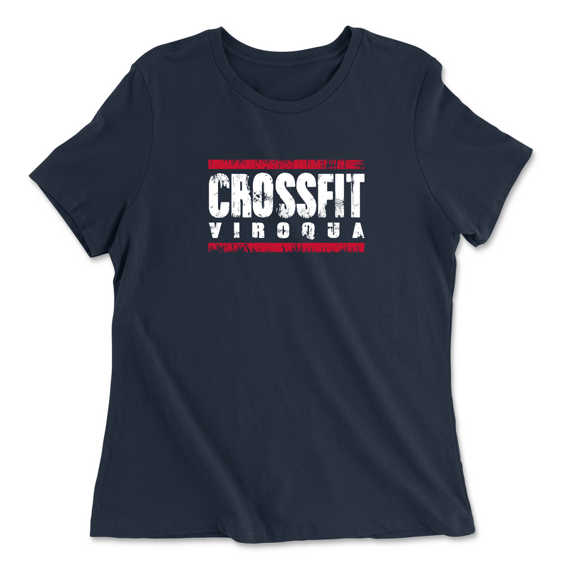 Womens 2X-Large NAVY Relaxed Jersey T-Shirt