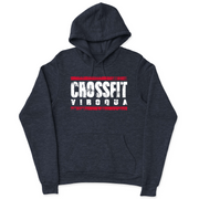 Mens 2X-Large NAVY_HEATHER Hooded T-Shirt