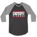 Mens 2X-Large VINTAGE_SMOKE_GRAPHITE_HEATHER 3/4 Sleeve