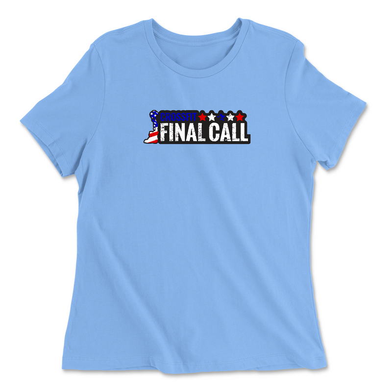 Womens 2X-Large CAROLINA_BLUE Relaxed Jersey T-Shirt