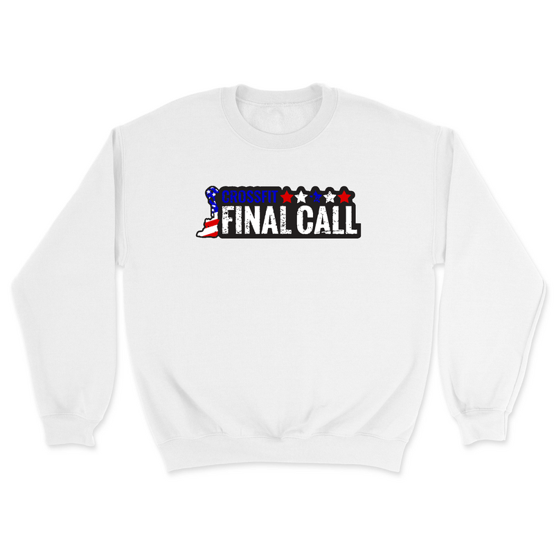 Mens 2X-Large WHITE Midweight Sweatshirt