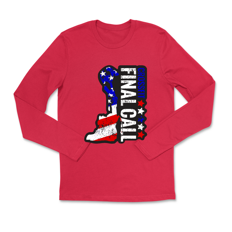 Mens 2X-Large RED Long Sleeve