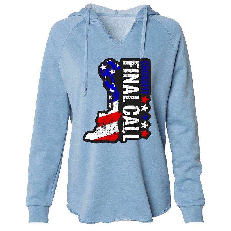 Womens 2X-Large MISTY_BLUE Hoodie