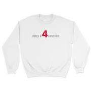 Mens 2X-Large WHITE Midweight Sweatshirt
