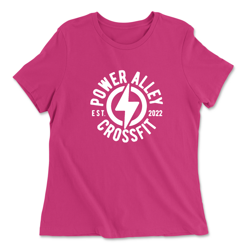 Womens 2X-Large BERRY Relaxed Jersey T-Shirt