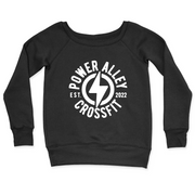 Womens 2X-Large BLACK CrewNeck