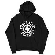 Mens 2X-Large BLACK Hooded T-Shirt