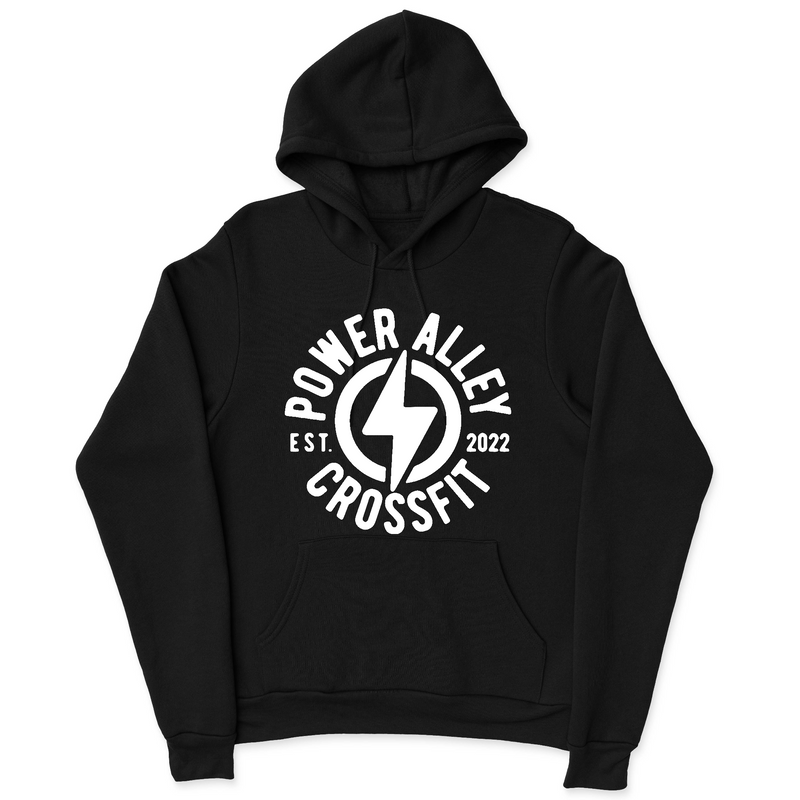 Mens 2X-Large BLACK Hooded T-Shirt