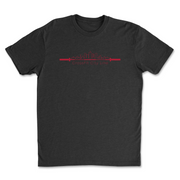 Mens 2X-Large BLACK T-Shirt