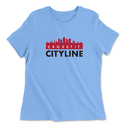 Womens 2X-Large CAROLINA_BLUE Relaxed Jersey T-Shirt