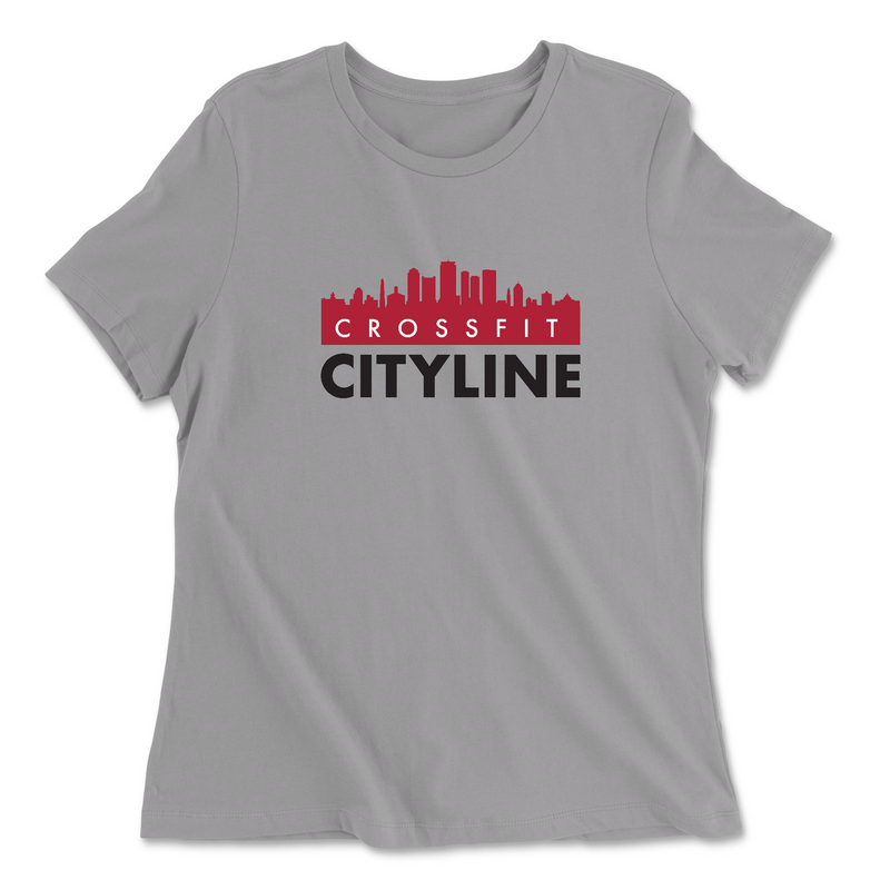Womens 2X-Large SOLID_ATHETIC_GREY Relaxed Jersey T-Shirt