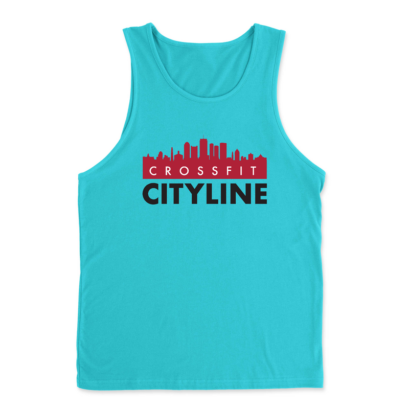 Mens 2X-Large TAHITI_BLUE Tank Top