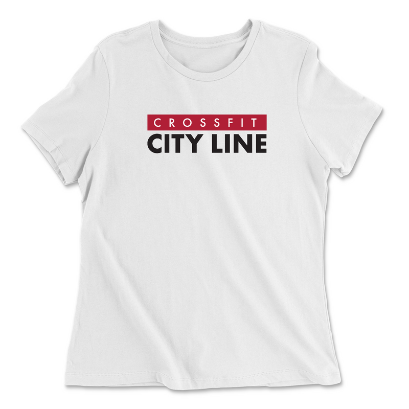 Womens 2X-Large WHITE Relaxed Jersey T-Shirt