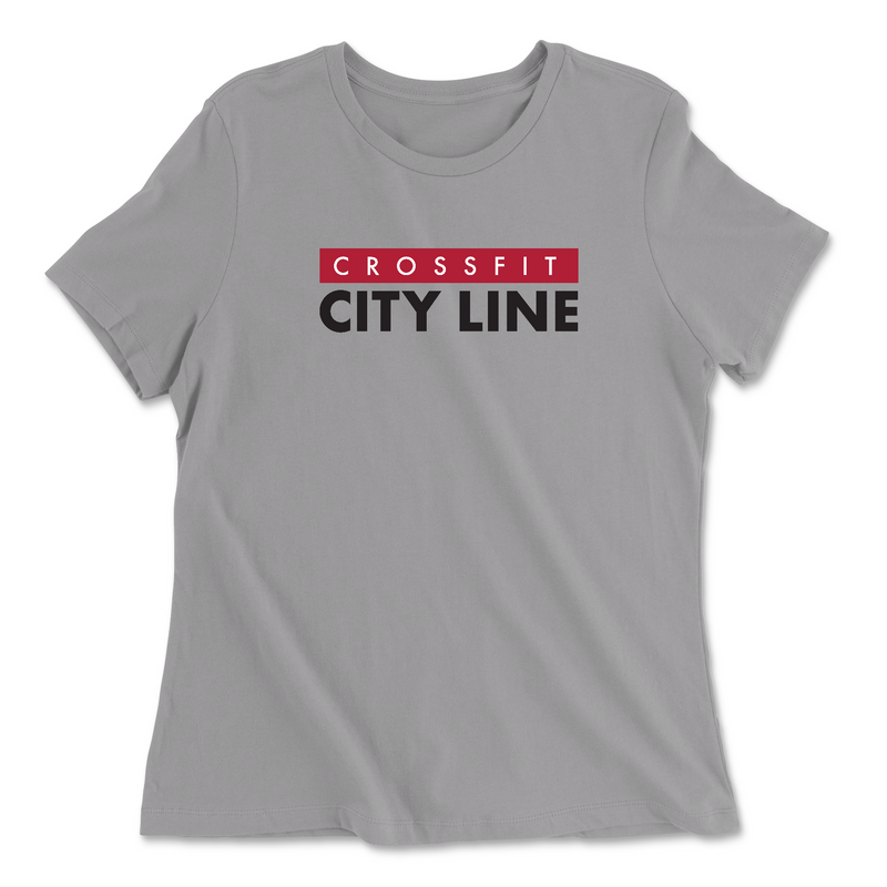 Womens 2X-Large SOLID_ATHETIC_GREY Relaxed Jersey T-Shirt