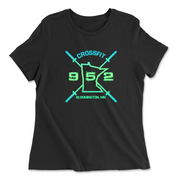 Womens 2X-Large BLACK Relaxed Jersey T-Shirt