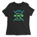 Womens 2X-Large BLACK Relaxed Jersey T-Shirt
