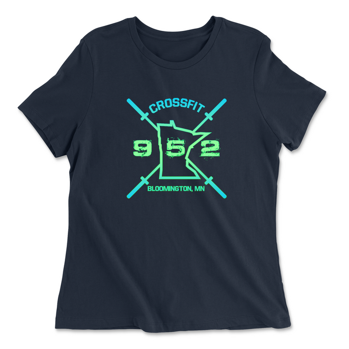 Womens 2X-Large NAVY Relaxed Jersey T-Shirt
