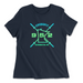 Womens 2X-Large NAVY Relaxed Jersey T-Shirt