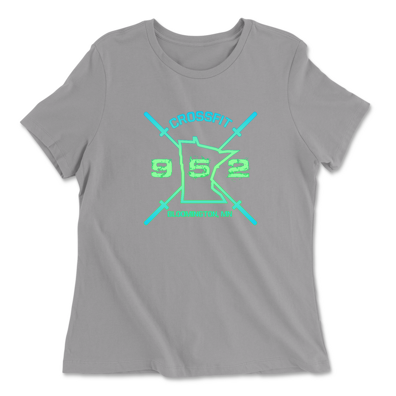 Womens 2X-Large SOLID_ATHETIC_GREY Relaxed Jersey T-Shirt
