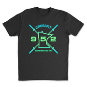 Mens 2X-Large BLACK T-Shirt