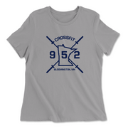 Womens 2X-Large SOLID_ATHETIC_GREY Relaxed Jersey T-Shirt