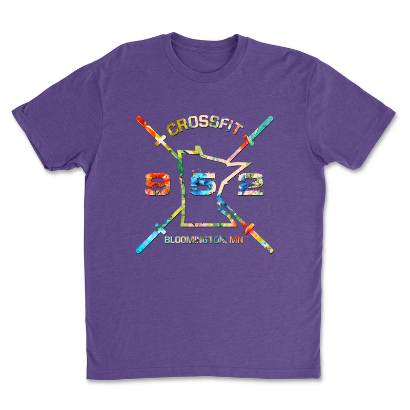 Mens 2X-Large PURPLE_RUSH T-Shirt