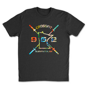 Mens 2X-Large BLACK T-Shirt