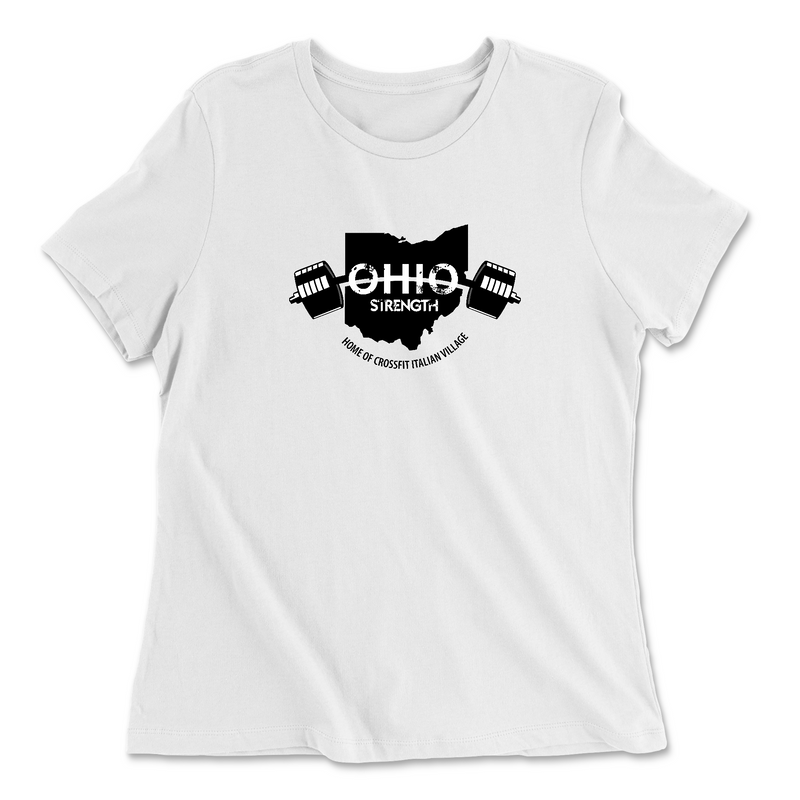Womens 2X-Large WHITE Relaxed Jersey T-Shirt