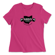 Womens 2X-Large BERRY Relaxed Jersey T-Shirt