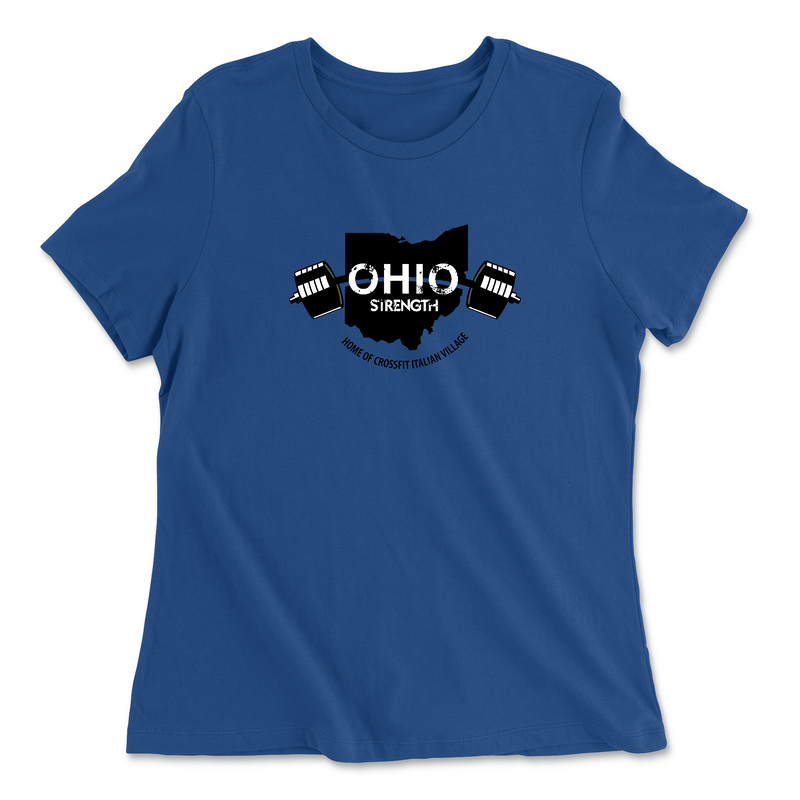 Womens 2X-Large TRUE_ROYAL Relaxed Jersey T-Shirt